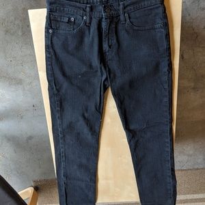 Levi's mens black jeans
